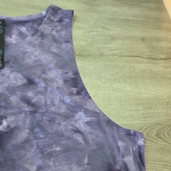 Lululemon Purple Tie-Dye Tank Top Lightweight Stretchy Fabric Mens Size XXL - Picture 8 of 13